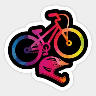 'Colorful Mountain Bike' Awesome Bike Gift Sticker